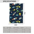 thumbnail image 3 of Wukai Funny Spaceships Garden Flags Double Sided Welcome Garden Yard House Flags Outside Outdoor House (Only Flag), 3 of 8