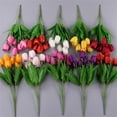 thumbnail image 5 of Kingtowag Clearance Items, Fake Flowers 7 Head Artificial Silk Fowers Bunch Wedding Home Outdoor Size 37Cm Avilable in 9 Colours 1*Carnation, Spring Sale 2024, 5 of 8