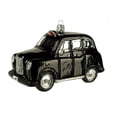 thumbnail image 1 of Hackney Carriage British Taxi Polish Glass Christmas Ornament, 1 of 2