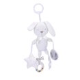 thumbnail image 2 of Kiddiway Baby Hanging Teether Toy with Soothing - Cute Plushies & Plush Figurine, Baby Car Toys & Stroller Toys, BPA-Free Teether, Sensory Play, Crib Stroller Attachable, Newborn,b, 2 of 6