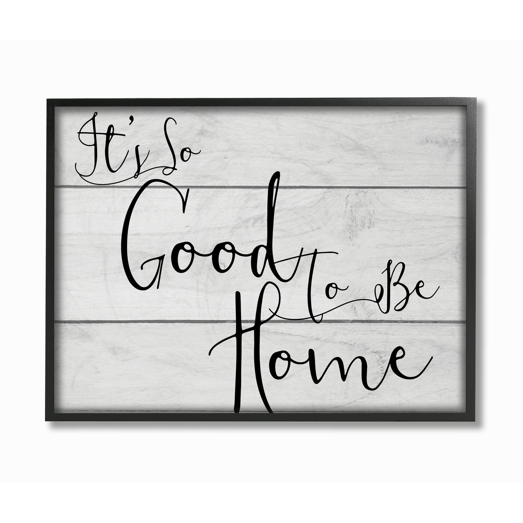 Stupell IndustriesIt's So Good To Be HomeFramed Wall Art by Daphne Polselli