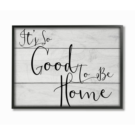 Stupell IndustriesIt's So Good To Be HomeFramed Wall Art by Daphne Polselli