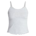 thumbnail image 5 of No Boundaries Cotton Stretch Drop Needle Strappy Tank Top, Women's XS-XXXL, 5 of 5