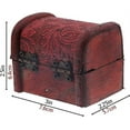 thumbnail image 3 of SandT Collection 3 inch Wooden Keepsake Treasure Chest Trinket Box  (Swirl), 3 of 6