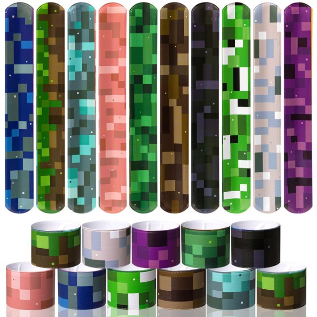 Pulseras de golpe para fiesta BLZYTOY, set de 20 piezas para cumpleaños