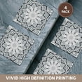 thumbnail image 6 of 3drose, Sheet Music Abstract Mandala Pattern 2, Set of 4 Ceramic Tile Coasters, 6 of 7