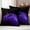 Purple, variant on Yellow Fruit Outdoor Waterproof Pillow Covers, Modern Minimalist Decor Black Background Decorative Rectangle Throw Pillowcase Sofa Cushion Sham for Patio/Couch/Chair, 20"x12" 2 Pack