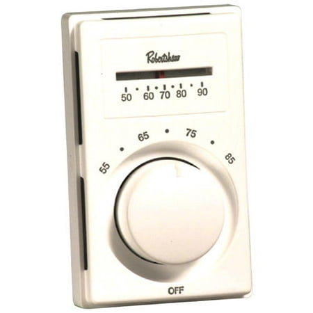 Line Voltage Head ROBERTSHAW� LINE VOLTAGE THERMOSTAT WITH DOUBLE-POLE SINGLE-THROW SWITCH, HEAT ONLY per 2 Each ()