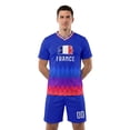 thumbnail image 3 of Soccer National Team Kids Suit Jerseys/Shorts Outfits Training Shirt Uniforms Set for Boys Girls Youth Fans, 3 of 7