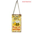 thumbnail image 3 of Spring Bee Busy At Work Letter Wooden Plaque Wall Decor Hanging Pendant Sign Board for Garden Plank Decoration, 3 of 8