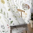 thumbnail image 5 of Spring Wildflowers Sheer Curtains 84 Inches Long 2 Panels Set, Window Sheer Curtains for Living Room/Bedroom, Rustic Botanical Floral Light Filtering Rod Pocket Curtain 52'' x 84'' x 2, 5 of 7