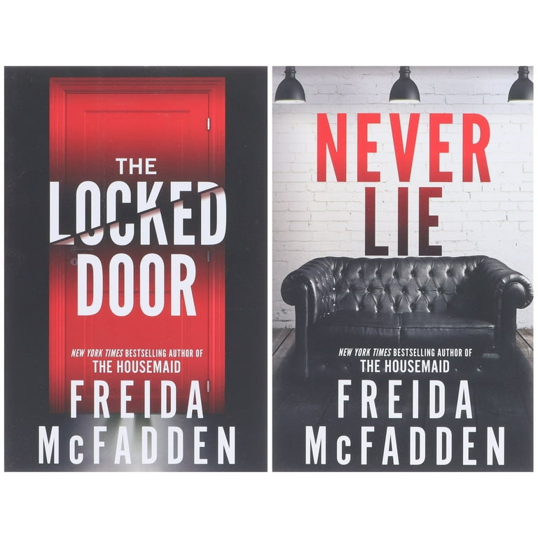 Freida McFadden 2 Books Collection Set (Never Lie and The Locked