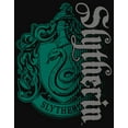 thumbnail image 2 of Junior's Harry Potter Slytherin Dark Badge Logo  Racerback Tank Top Black Medium, 2 of 5