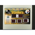 thumbnail image 1 of Pittsburgh Steelers Scoreboard Desk & Alarm Clock, 1 of 1