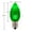 Green, variant on C7 LED E12 Faceted MINLEON Retrofit Christmas Bulbs