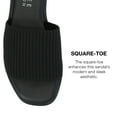 thumbnail image 3 of Journee Collection Womens Prisilla Tru Comfort Foam Linen Slip On Slide Sandals, 3 of 7