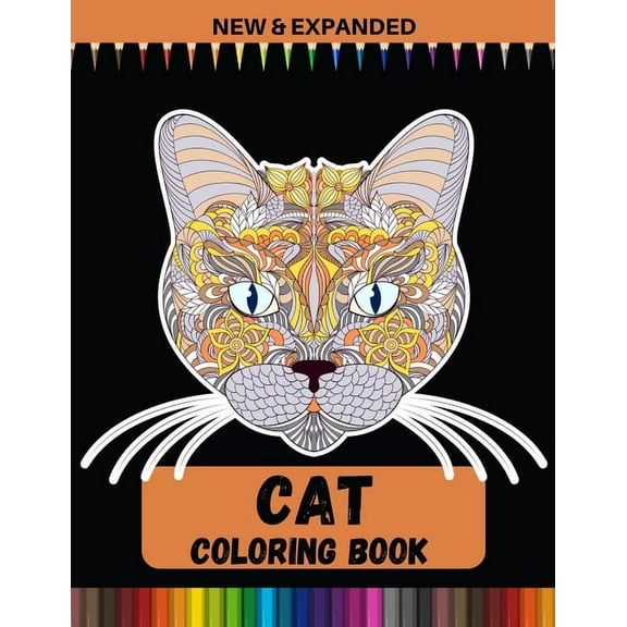 Cat Coloring Book (New & Expanded) : A Coloring Book for Boys and Girls who love Cat (Paperback)