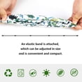 thumbnail image 4 of 3 Reusable Cloth Bowl Covers with Elastic, Fabric Stretched Bowl Cover Lids, Lint Free, Waterproof, Fits Various Sizes Glass Container, Dish, Non-Stick Storage Covers (Jungle), 4 of 7