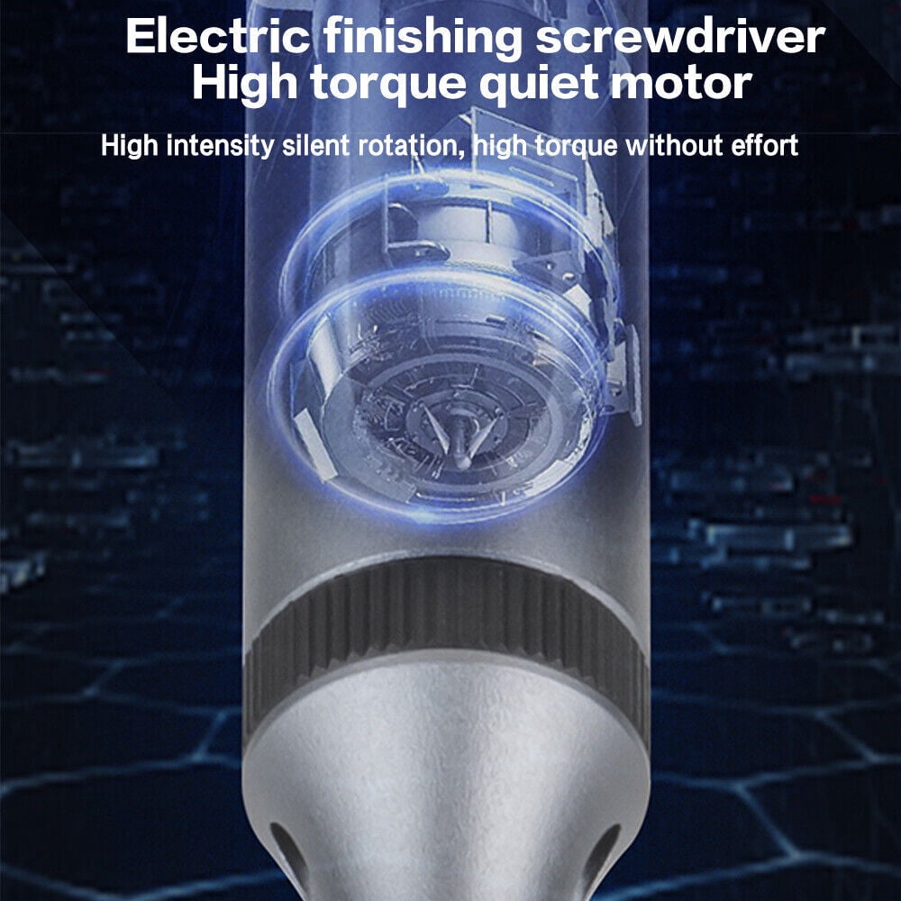 Soleiwear Mini Electric Screwdriver, Soleiwear Electric Screwdriver, Screwdriver 50 Bits Set, 52 IN 1 Mini Precision Electric Screwdriver Set Magnetic Cordless Screwdriver