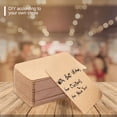 thumbnail image 4 of 100pcs Blank Kraft paper Business Cards Word Card Message Card DIY Gift Card, 4 of 8