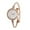 E, variant on Souew Women Analog Quartz Watch Rose Gold with Glitter Bracelet Quartz Wristwatch for Female Student