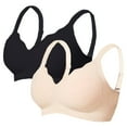 thumbnail image 1 of Women Wireless Bras Soft Bra Bralette Full Coverage Everyday Bras, 1 of 5