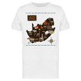 thumbnail image 1 of Illustrated Map Of South Africa T-Shirt Men -Image by Shutterstock, Male Large, 1 of 2