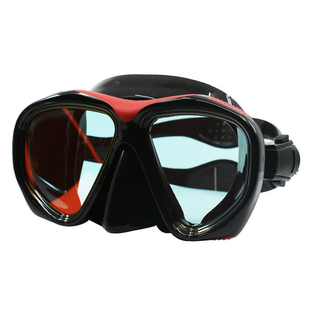 SCAUP OLYMPUS Pro Diving Mask - Snorkeling and Freediving Goggles with  Tempered Glass Mirrored Lenses for Adults 