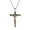 Jesus Crucifixes - Brass, variant on Sterling Silver Crucifix Pendant Unisex Jesus Christ Religious Catholic INRI Cross Necklace - Silver