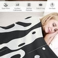 thumbnail image 3 of Nawypu Cow Print Throw , Super Soft Flannel Cozy Fuzzy Cow Blankets for Adults, Lightweight for Couch Sofa Bed Office, Throw Size Warm Plush Blankets for All Season, 3 of 6
