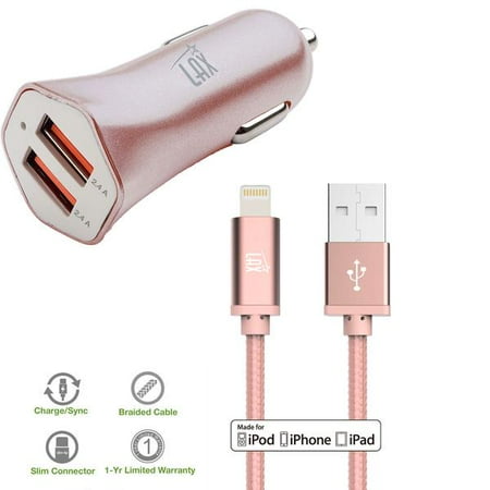 Le Mfi Certified Lightning Cable With 2 Usb High Sd Car Le Mfi Certified Lightning Cable