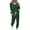 Army Green, variant on Tall Sizes Women Lounge Sets 2 Piece Outfits Pants Sets Women 2 Piece Outfits Dressy Casual Women's Fashionable Loose Printed Long Sleeved Round Neck Drawstring Casual Set