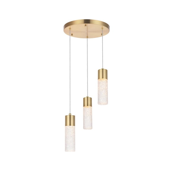 Constellation 3 light Gold LED Pendant