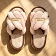 thumbnail image 5 of SBYOJLPB Women Slippers Open Toe Footwear Soft Cushioned Base Indoor Outdoor Daily Slippers, 5 of 7