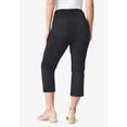 thumbnail image 2 of Roaman's Women's Plus Size Petite Plus Size 24/7 Stretch Capri Jean, 2 of 6