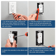 thumbnail image 4 of New 1/2 Inch Socket Box Extender Power Outlet Extender Suitable for Electrical Boxes and Power Outlets, 4 of 5