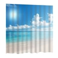 thumbnail image 4 of Cortina de impermeable de 180 x 180 cm, panel transparente, decoración de baño con 19 Sunnimix Cortina de la ducha del cuarto de baño, 4 of 6