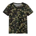 thumbnail image 5 of ADSSDQ Womens Tops Casual Boho Gym Shirts Woman Crewneck Summer Tunic Tops Short Sleeve Camo Cotton Tshirts For Women Y2K Cute Spring Pullover Camouflage XL, 5 of 5