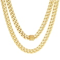 thumbnail image 6 of Nuragold 14k Real Yellow Gold Miami Cuban Lightweight Link 11mm Thick Chain Necklace (18"-30") Italian Jewelry for Men, 6 of 8