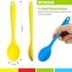 thumbnail image 2 of Cucharas de silicona resistentes al calor, herramientas de cocina antiadherentes para cocinar y hornear, fáciles de limpiar con una superficie lisa, lazo para colgar para un almacenamiento, 2 of 6