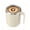 Cream, variant on FOVNOT Self Stirring Mug 360mL, Rechargeable Electric Coffee Mug with Stainless Steel Stir Bar for Coffee, Milk, Cocoa (Brown)