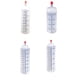 thumbnail image 3 of Naiovety Botellas exprimibles para el hogar, restaurante, dispensador de condimentos de plástico, recipiente de cocina, botella para salsa, Cocina y Comedor Blanco, 8oz(250ml) 180*49mm, 3 of 6