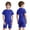 Royal Blue, variant on Girls Boys One-Piece Special Needs Adaptive Clothing Shorty Romper Short Leg Knee Length White 8