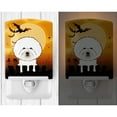thumbnail image 2 of Caroline's Treasures BB1775CNL Halloween Bichon Frise Ceramic Night Light, 6x4x3", multicolor, 2 of 2