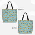 thumbnail image 6 of Rocae Lemon Ice Cream for Features A Uniquely Designed,Large-capacity,Reusable Shoulder Zip Tote Shopping Bag for Vacations and Shopping, 6 of 6