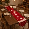 thumbnail image 6 of ZZkhGO Christmas Decorative Table Runner, Long Strip Table Scarf with Hexagonal End, Holiday Party Layout for Dining Table Mantel, Beige, 6 of 6
