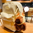 thumbnail image 2 of Capybara Plush Keychain Simulation Capibara Anime Fluffty Toy Kawaii Cute Doll Stuffed Toys DMH, 2 of 7