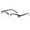 Black/Silver, variant on Newbee Fashion - Vintage Oval Stylish Retro Celebrity Classic Half Frame High Fashion Clear Lens Glasses