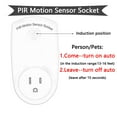 thumbnail image 3 of FSLIVING Mini Accent Uplight 5W 3000K Warm White PIR Motion Sensor, 3 of 7