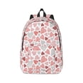 thumbnail image 2 of Rocae Hand Drawn Hearts for Durable Canvas Backpack Leisure Large Bag Travel Rucksack Multi-function Backpack, 2 of 8